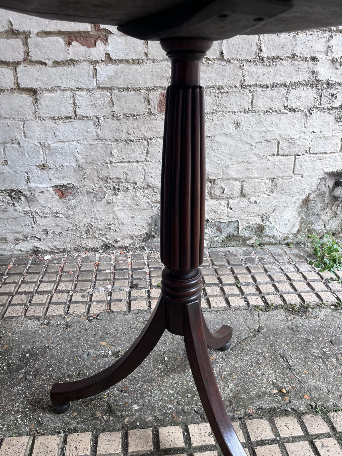 Elegant Matching Pair Of Regency Mahogany Side Tables photo buy