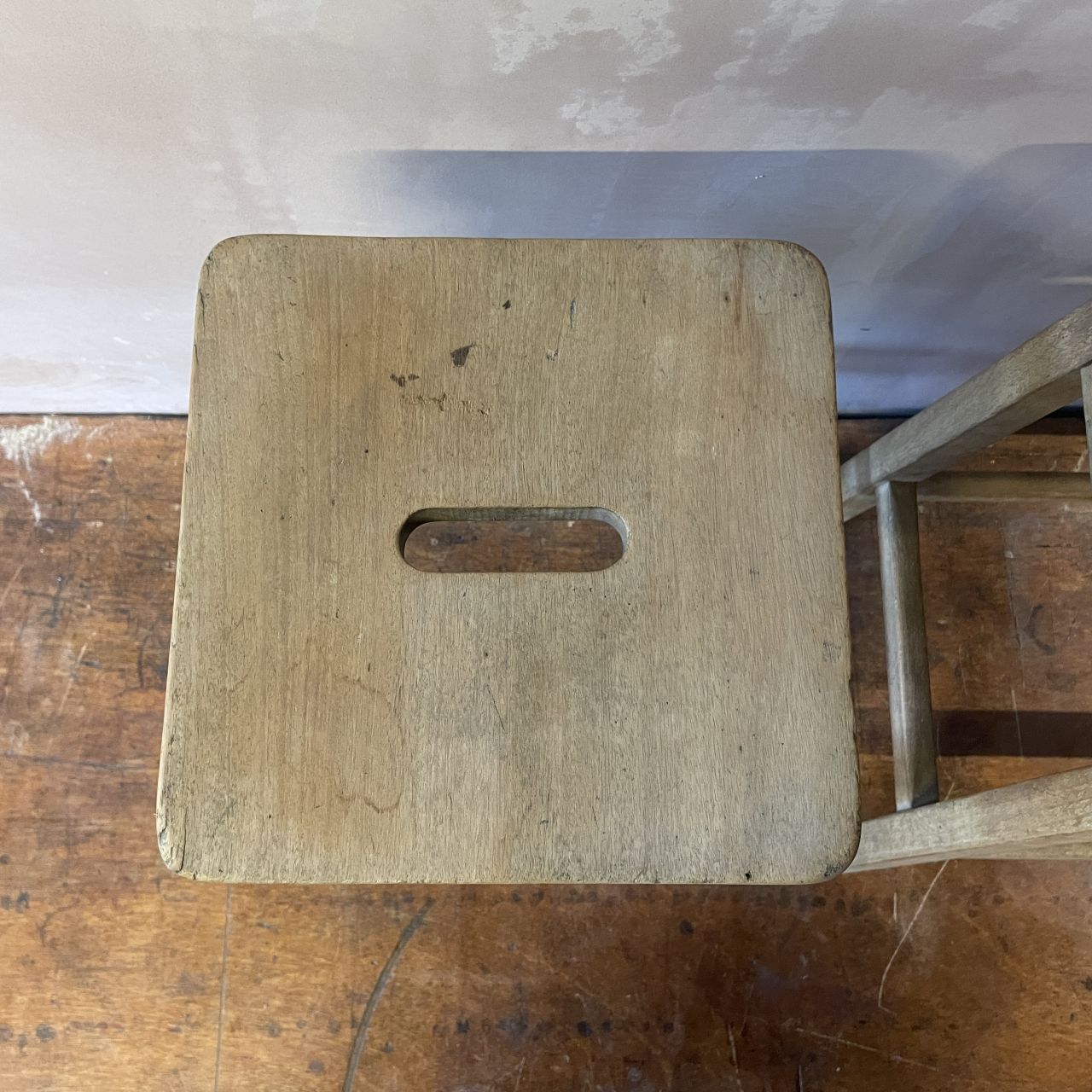 Pair Of Wooden Lab Bar Stools photo Furniture