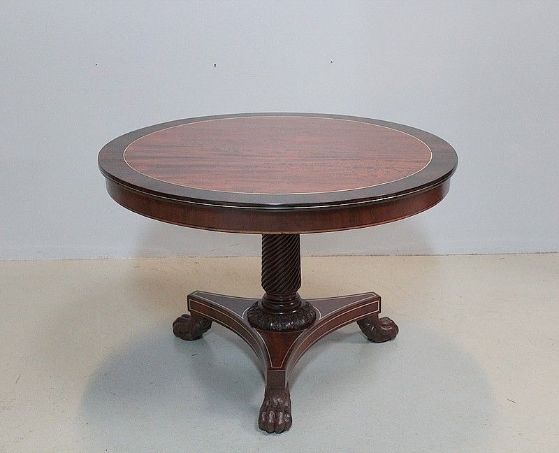 Restoration Pedestal Mahogany 19th