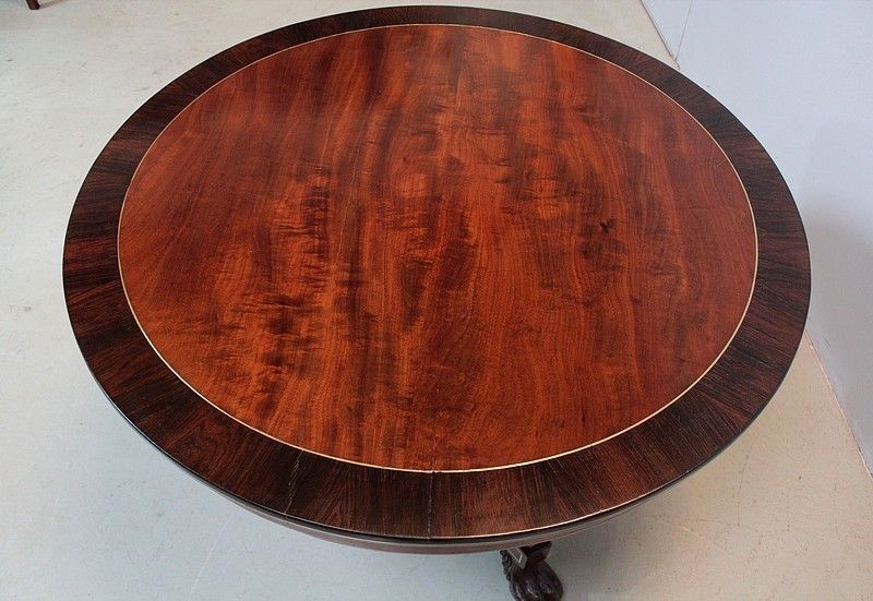 Restoration Pedestal Mahogany 19th photo Furniture