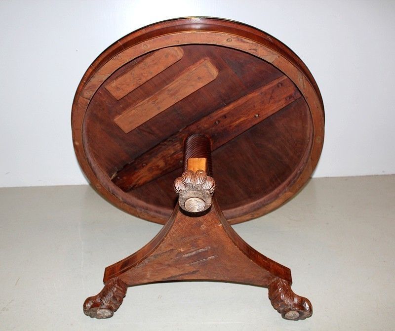 photo for sale Restoration Pedestal Mahogany 19th