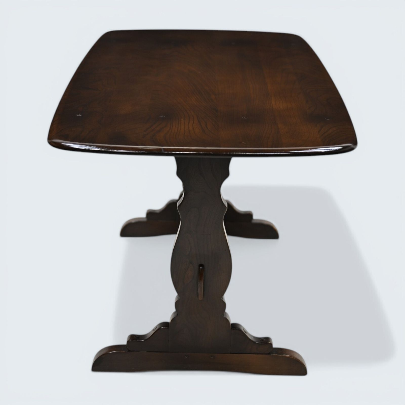 Ercol Refectory Plank Top Dining Table Traditional Finish #155 Free Uk Delivery photo Furniture