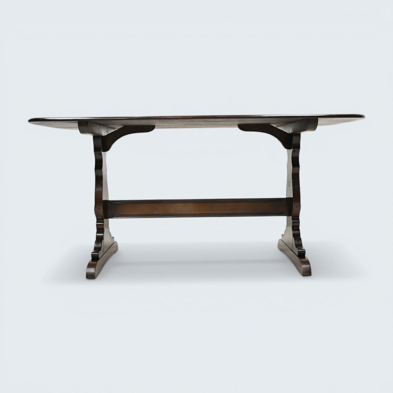 Furniture Ercol Refectory Plank Top Dining Table Traditional Finish #155 Free Uk Delivery photo