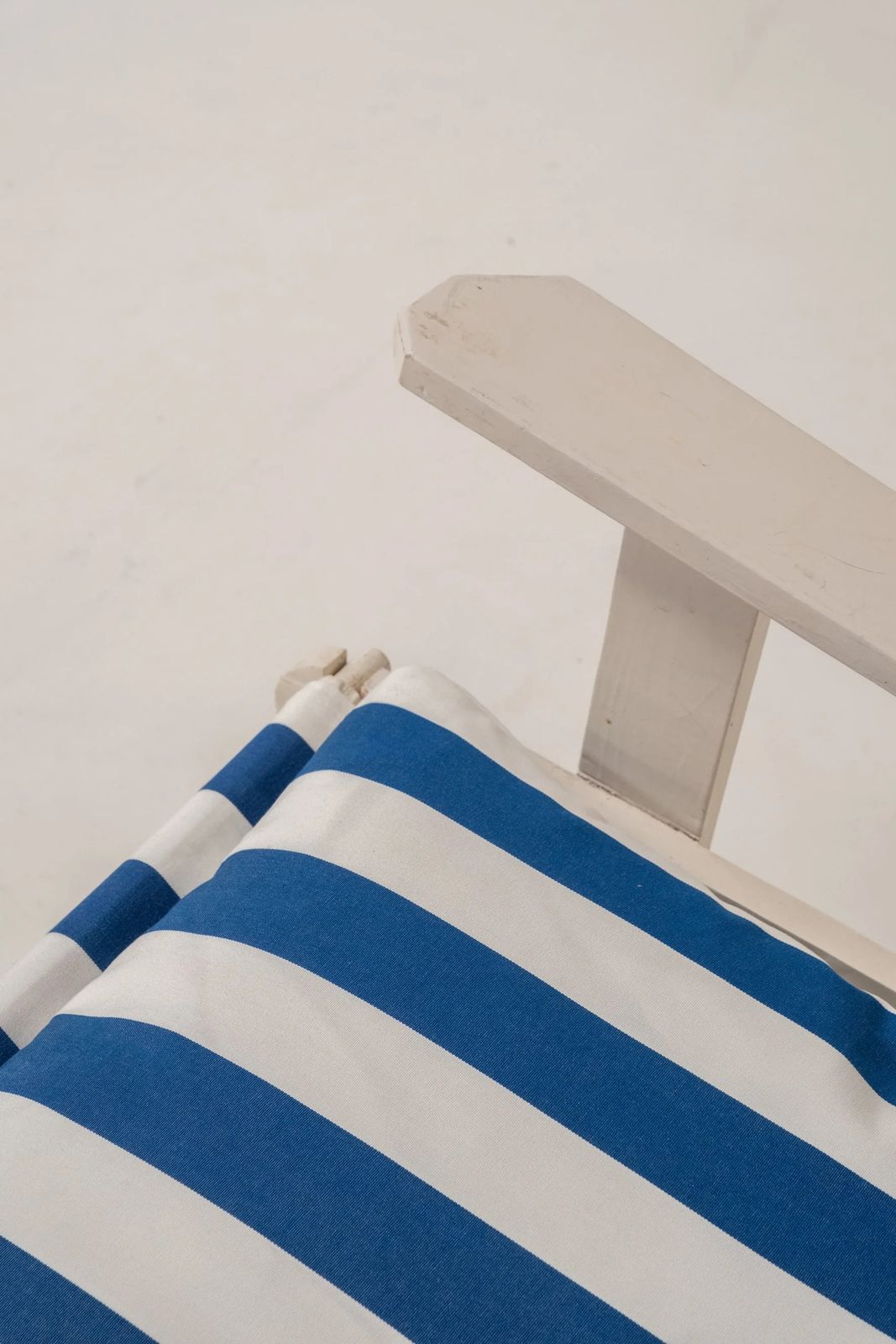 Set Of 2 Wooden Relax Stools French Riviera Style photo vintage