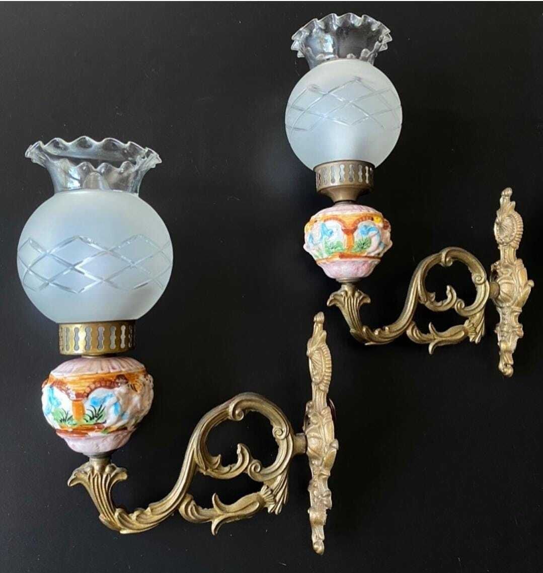 Appliques d'époque en céramique, Italie, exonérées de droits de douane pour les États-Unis photo 308.0