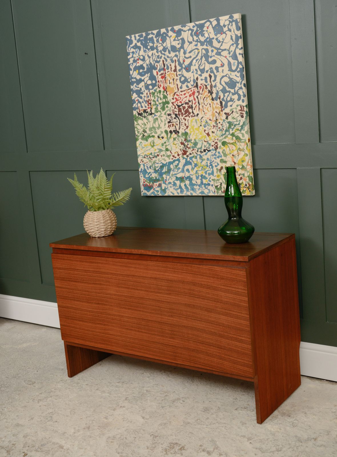 Mid Century Blanket Box  Teak Veneer By Meredew photo Furniture