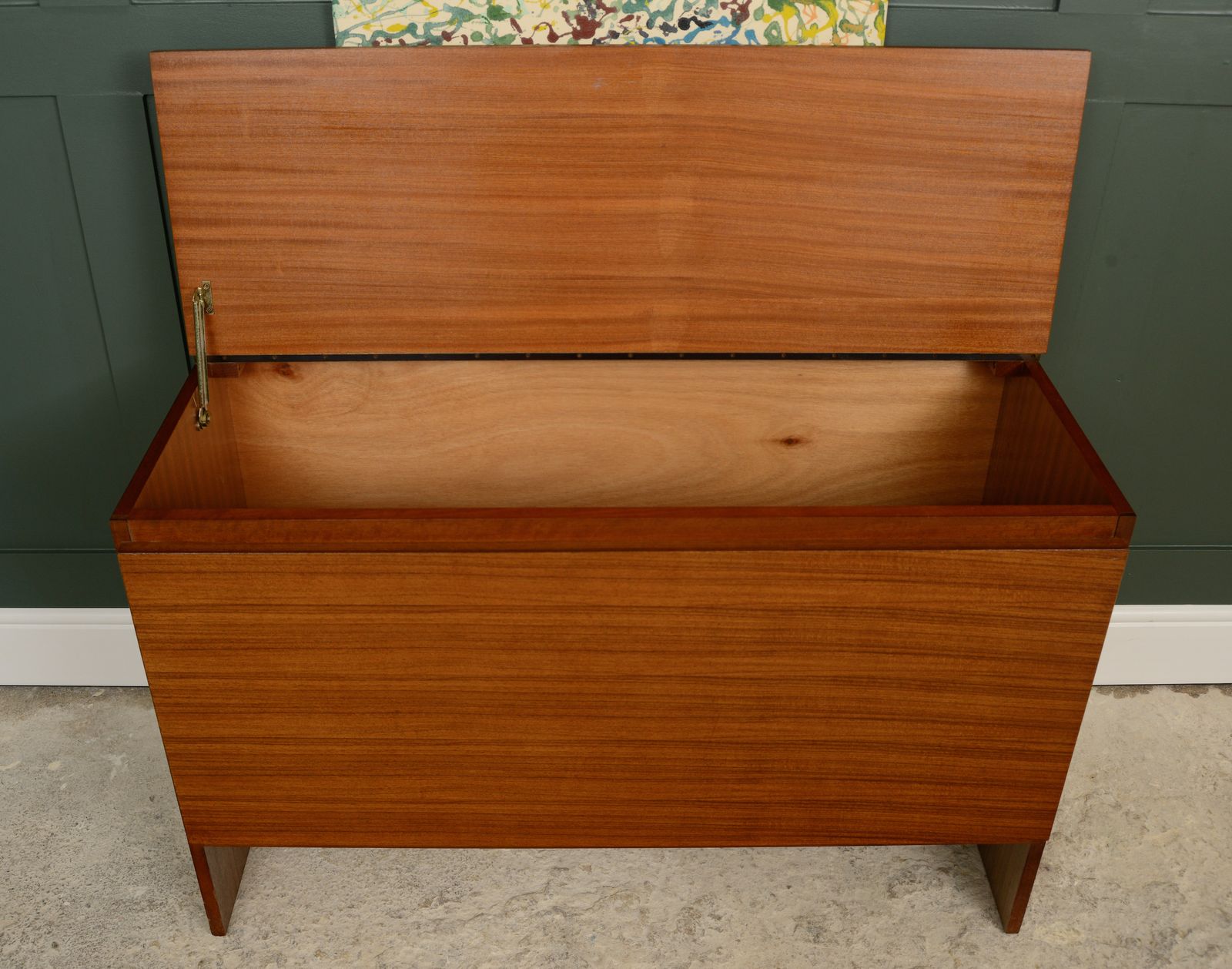 Mid Century Blanket Box  Teak Veneer By Meredew photo buy
