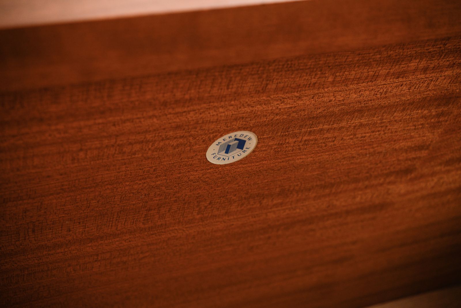 Mid Century Blanket Box  Teak Veneer By Meredew photo vintage