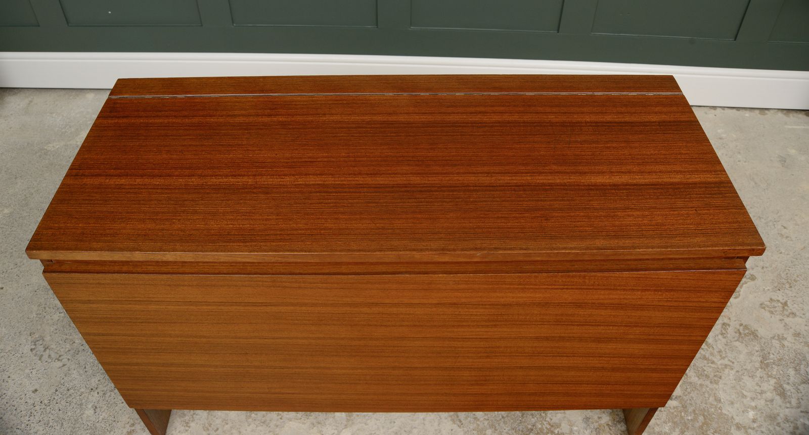 450.0 Mid Century Blanket Box  Teak Veneer By Meredew photo
