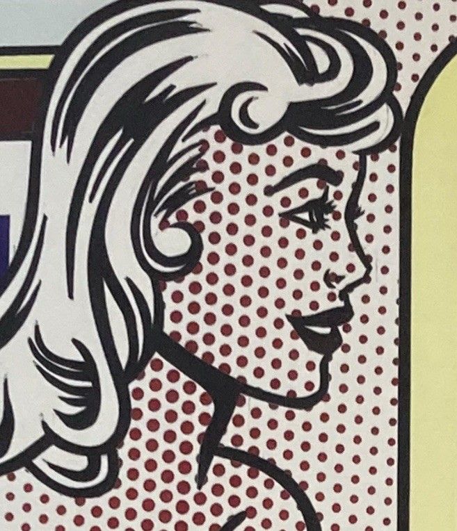 Roy Lichtenstein – Lithograph With Coa | Framed Pop Art Print photo Art