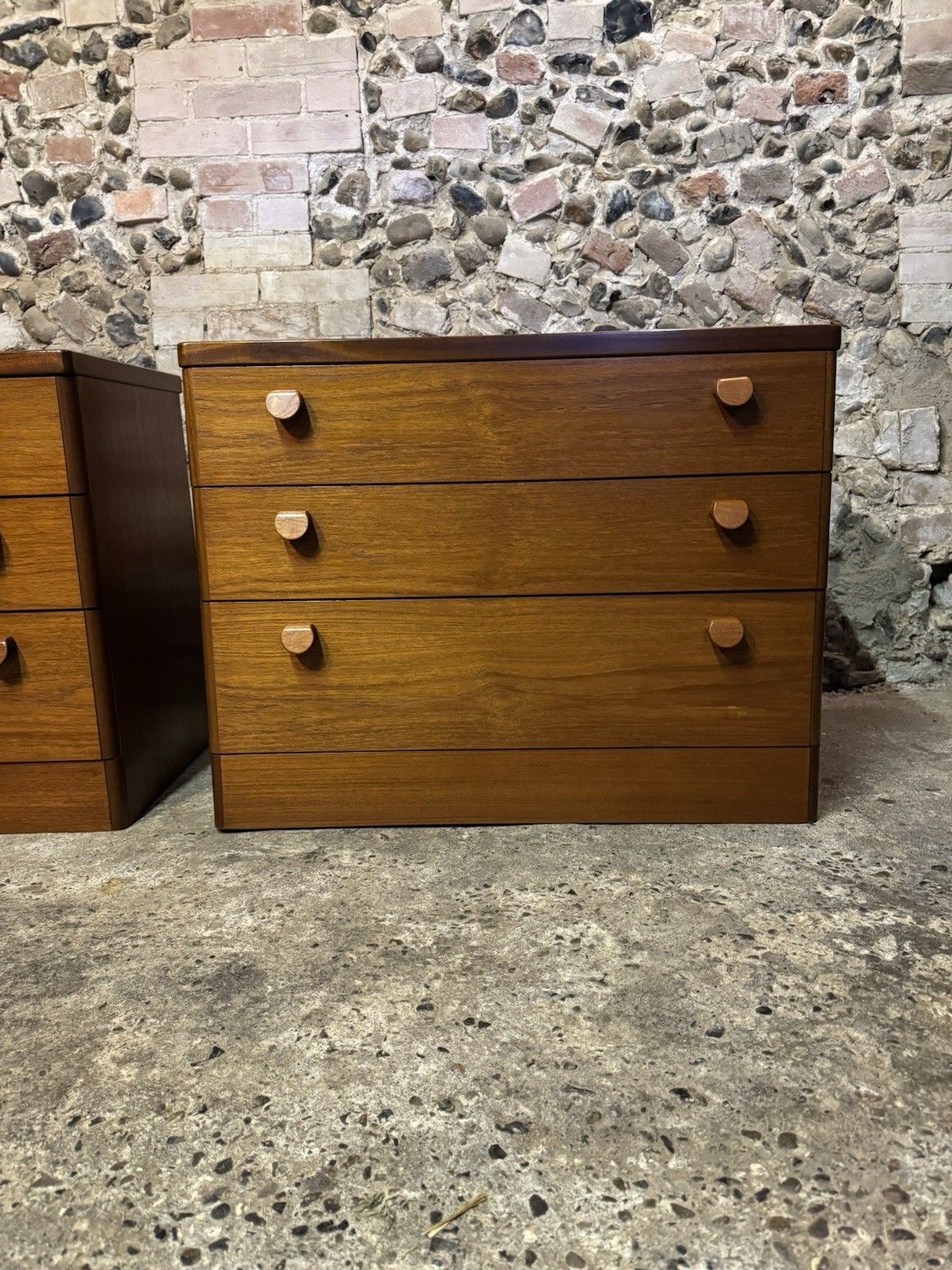 photo furniture 🚛 Pair Of Mid Century Teak Chests Of Drawers Danish/Scandinavian Design  Stag