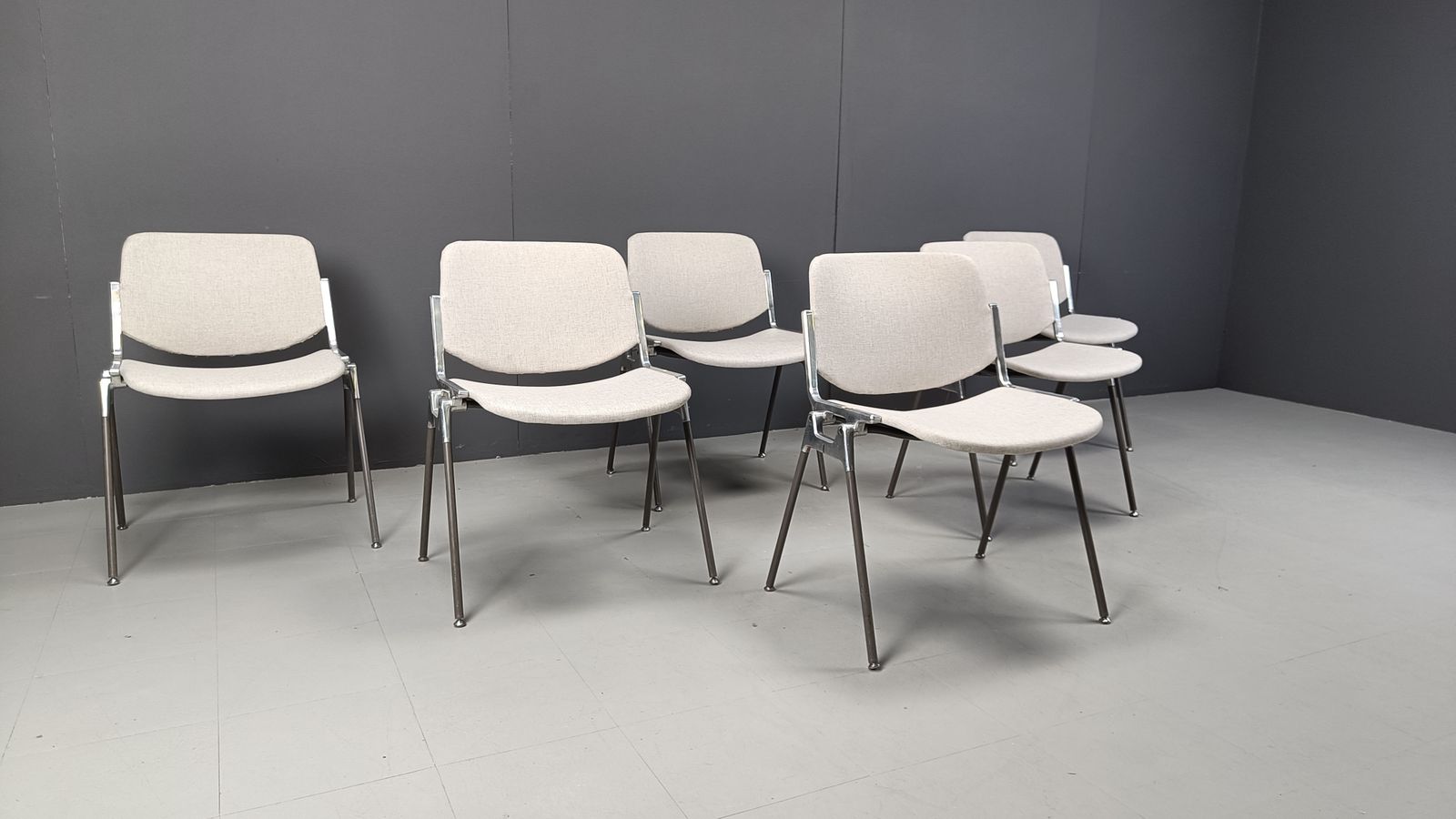 photo furniture Vintage Dsc 106 Side Chairs By Giancarlo Piretti For Castelli, Set Of 6