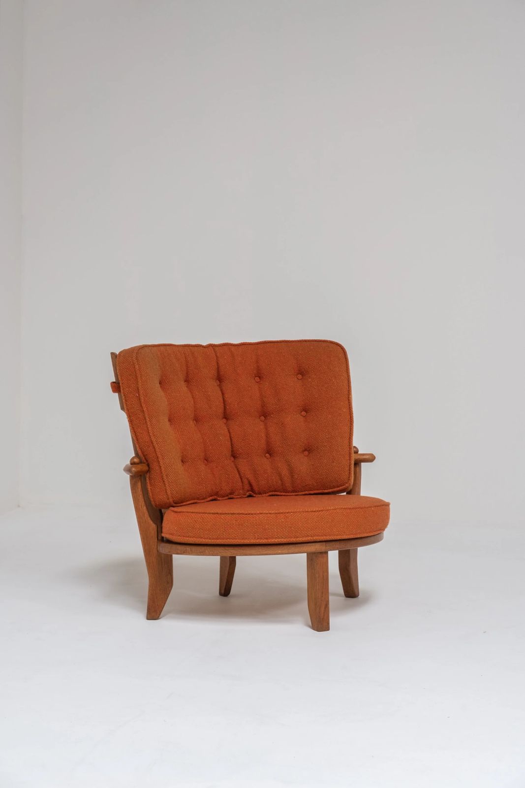 Lounge Chair By Guillerme Et Chambron photo for sale