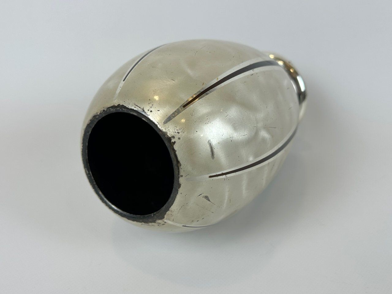 Art Deco Silver Plated Ikora Vase From Wmf, 1950s photo 174.0