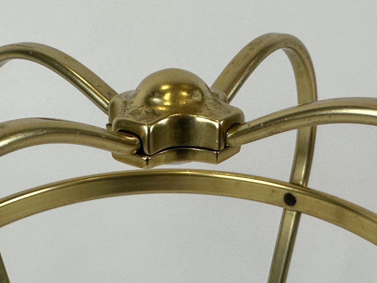 Mid Century Modern Austrian Aluminium And Brass Umbrella Stand, 1960s photo vinterior