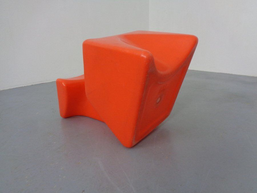Furniture Zocker Plastic Chair By Luigi Colani For Top System Burkhard Lübke, Germany, 1970s photo
