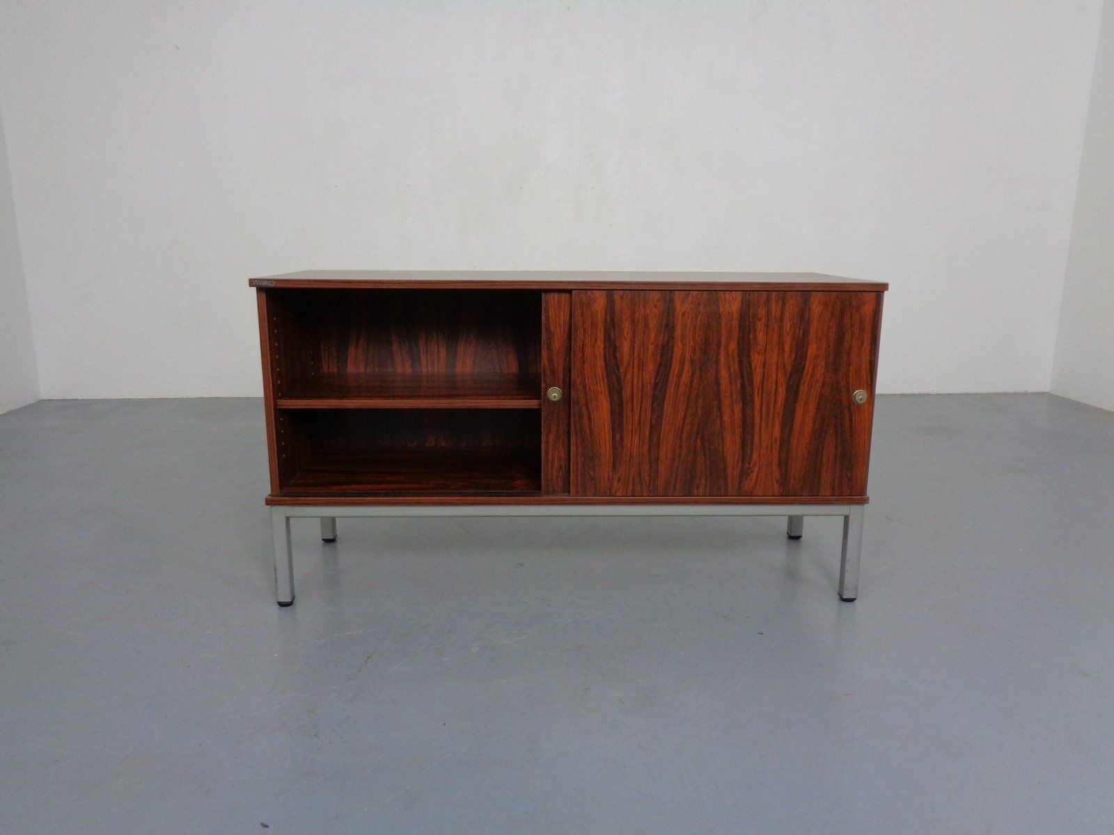 Small Laminated Sideboard In Rosewood Finish From Waiko, Germany, 1970s photo Furniture