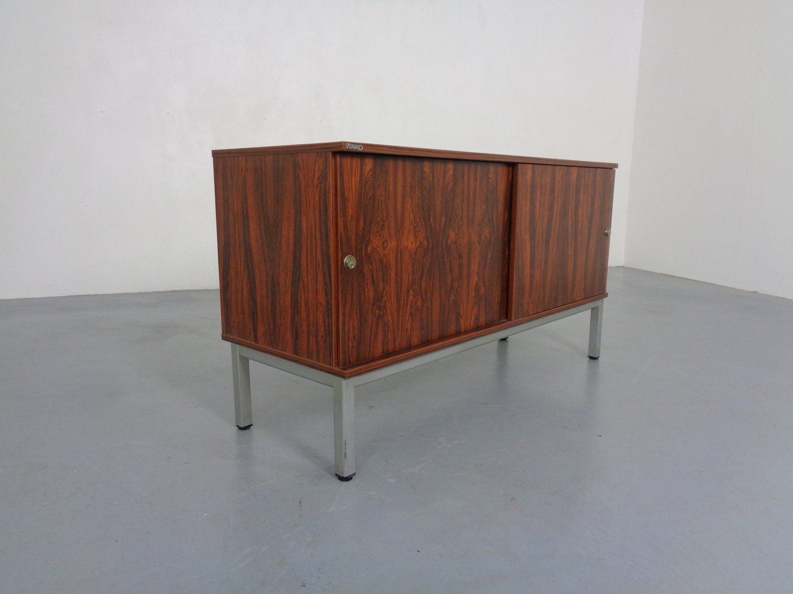 Small Laminated Sideboard In Rosewood Finish From Waiko, Germany, 1970s photo vinterior