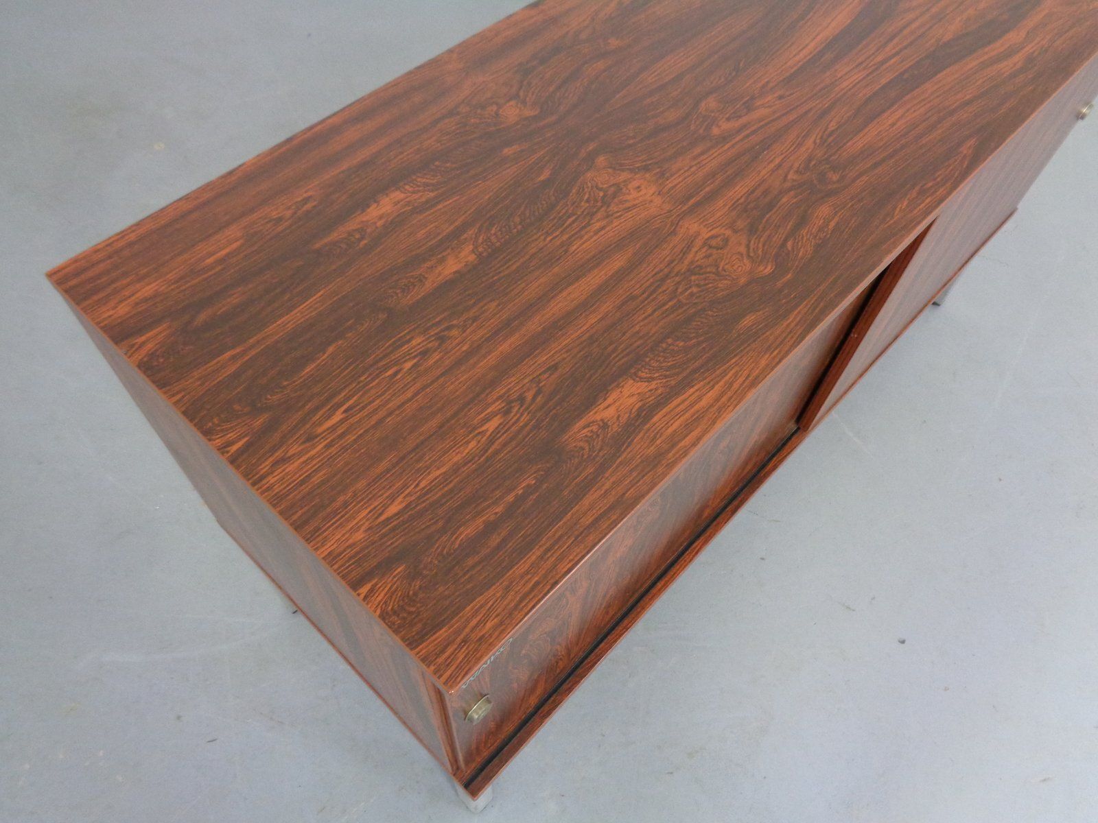 photo buy Small Laminated Sideboard In Rosewood Finish From Waiko, Germany, 1970s