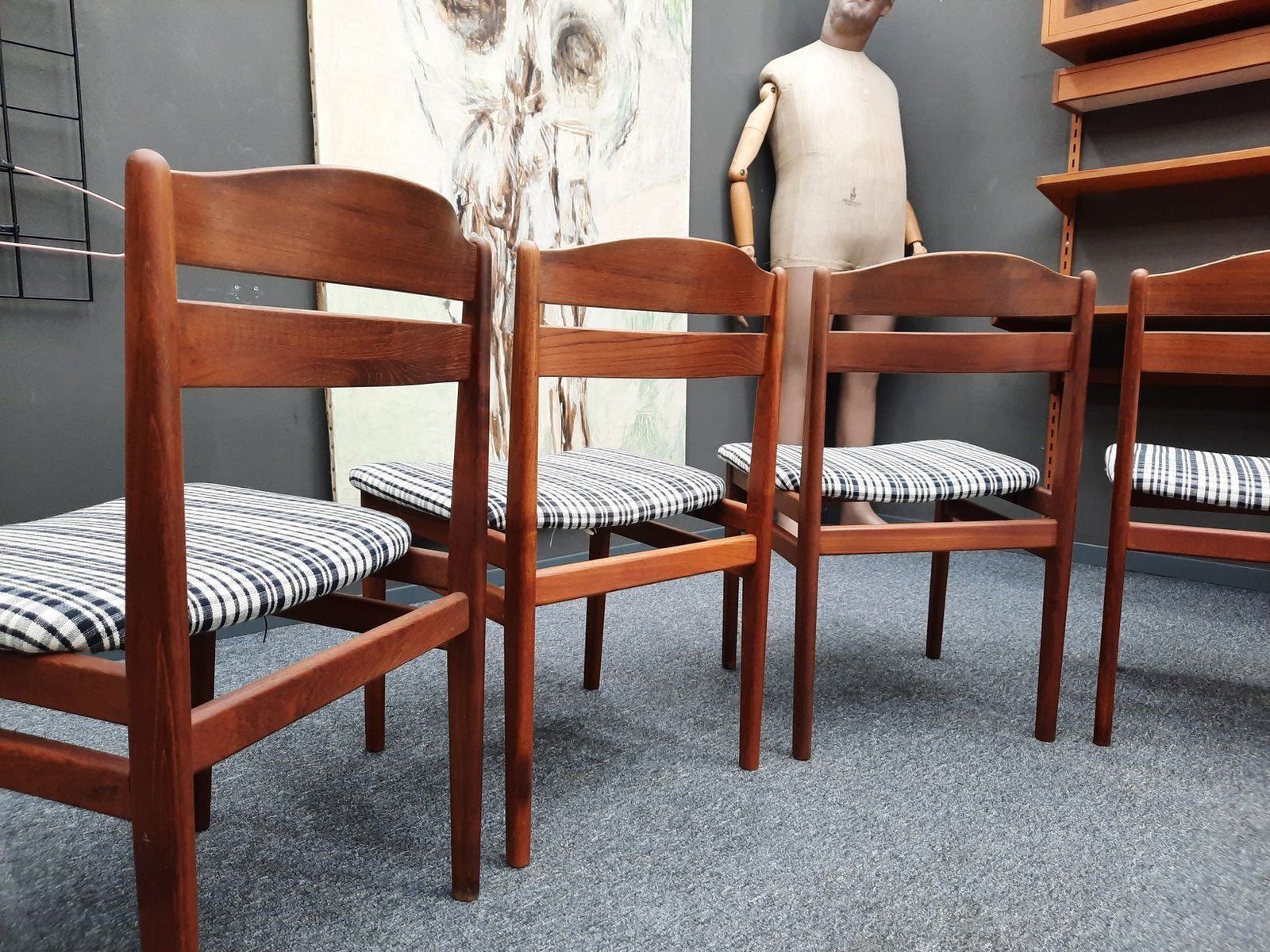 Danish Dining Chairs In Teak From Boltinge Møbelfabrik, 1960s, Set Of 4 photo buy