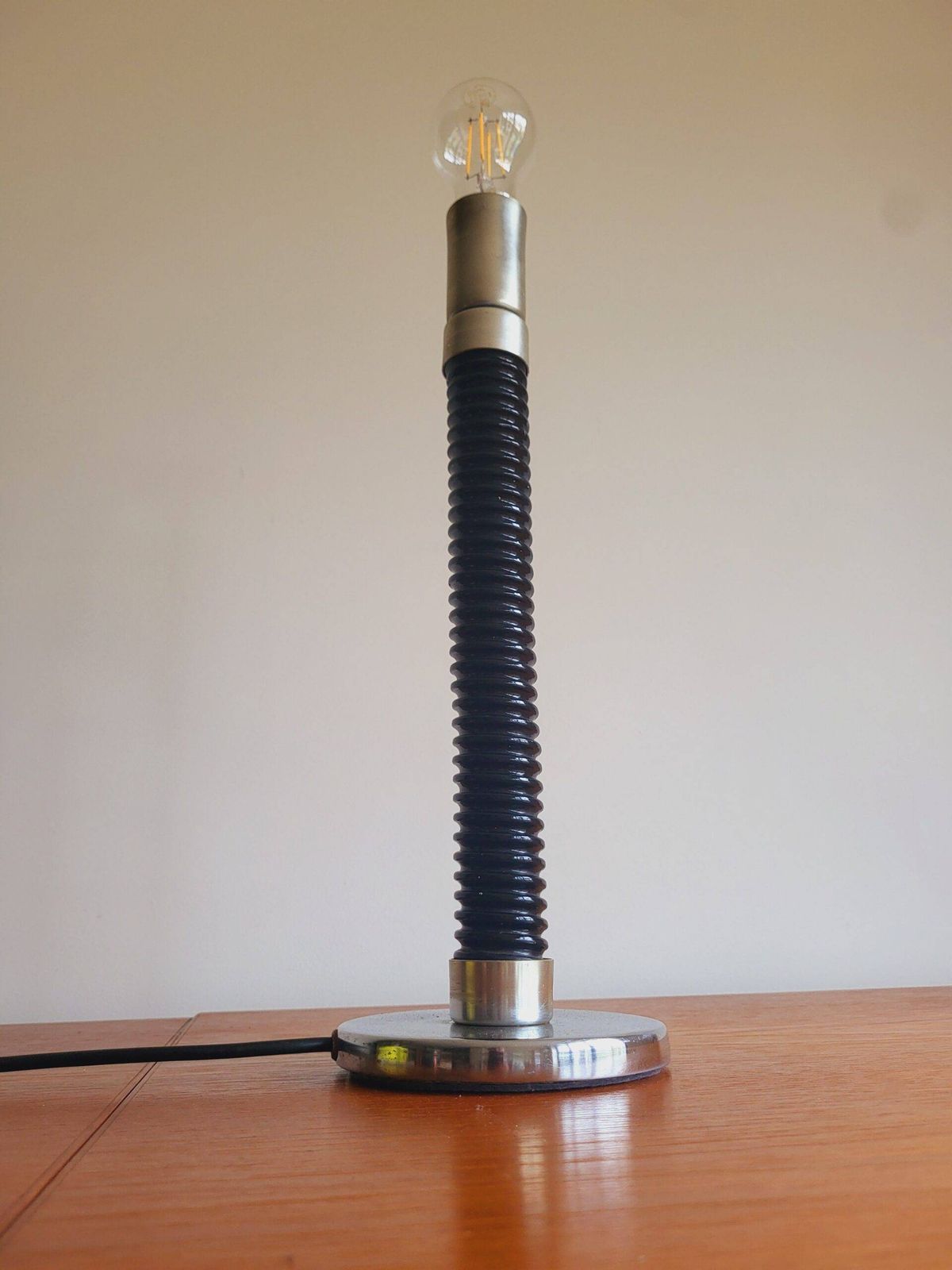 Mid Century Italian Elbow Table Lamp photo for sale