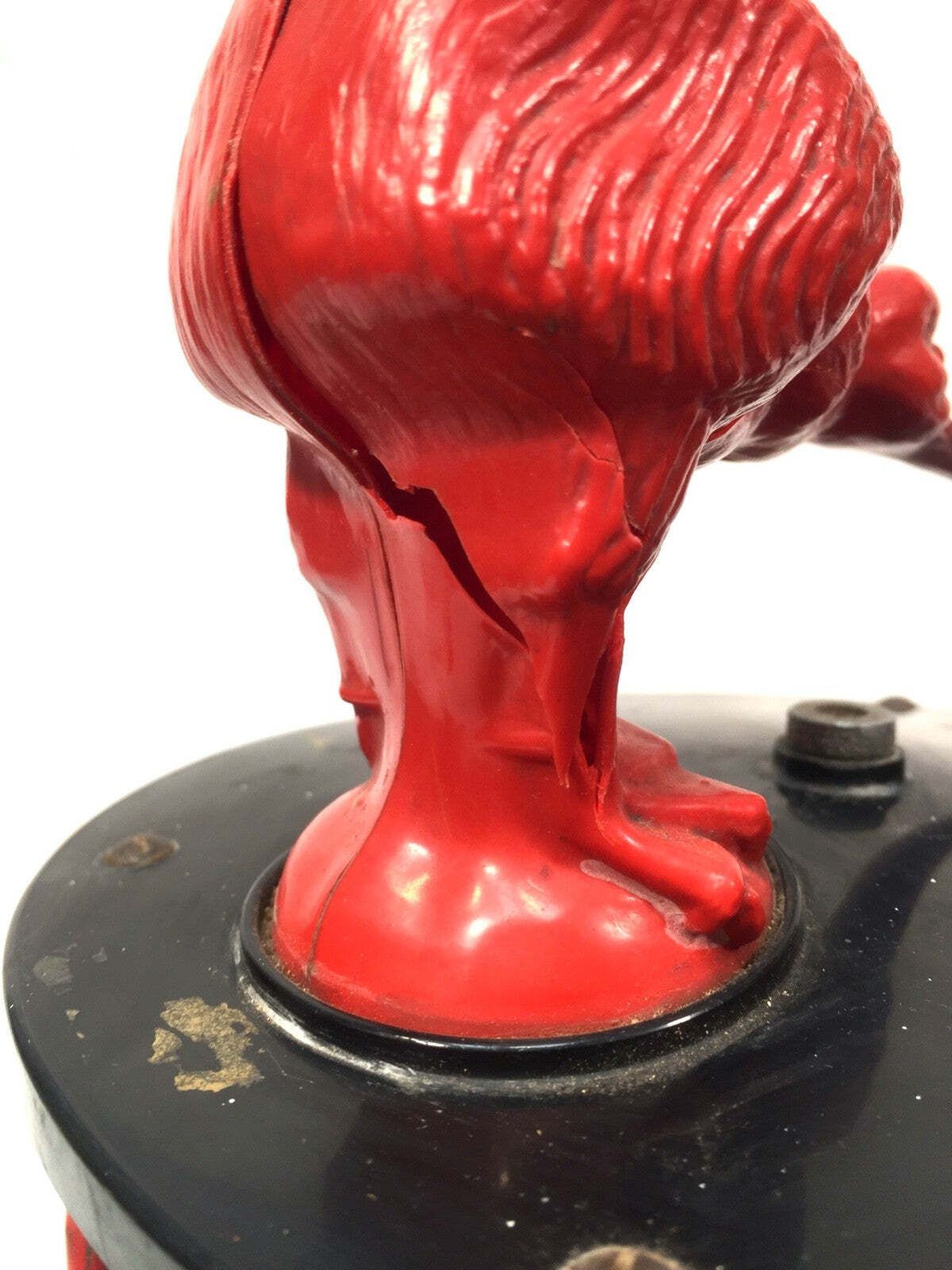 Antique Advertising Mid Century Kiwi Shoe Polish Shop Display Counter Dispenser photo vintage