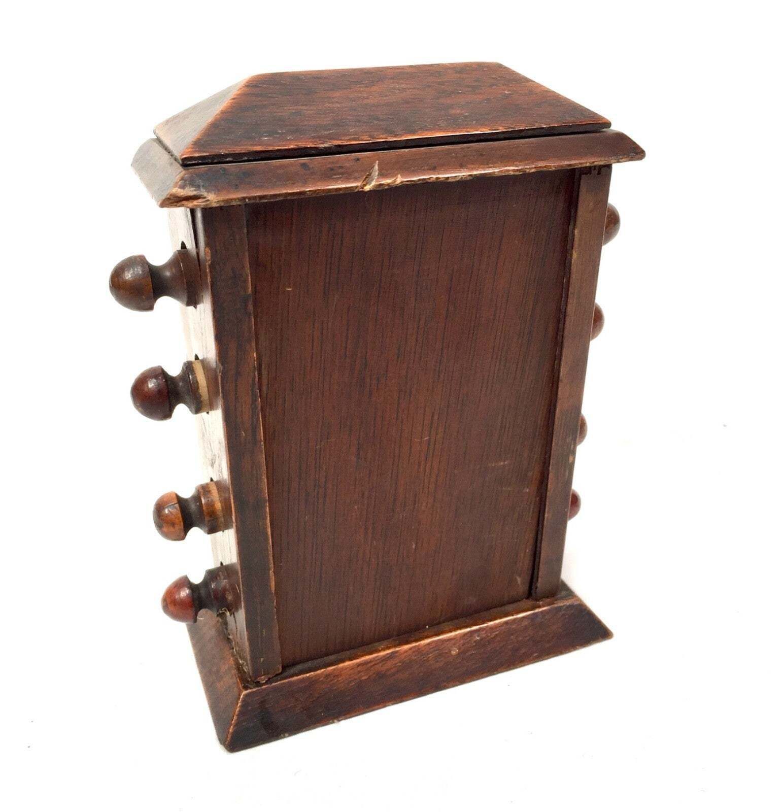 Antique Wooden Office Tabletop Perpetual Desk Calendar / Working C.1930 Art Deco photo buy