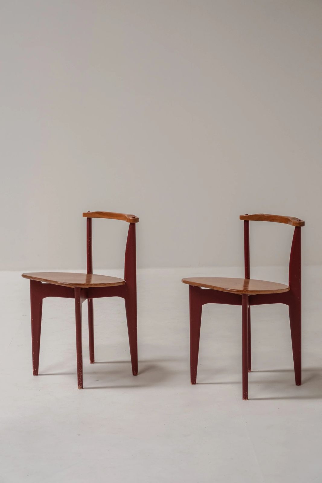 Furniture Pair Of Yngve Ekström Chairs, Finland, 1950 photo