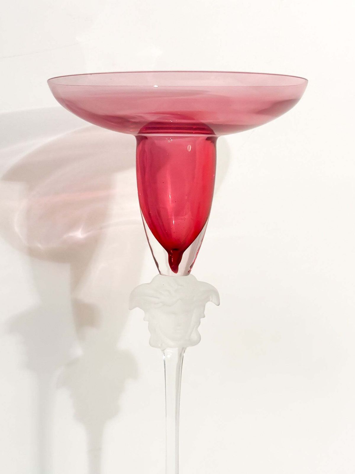 'Medusa Lumière' Crystal Candle Holder By Versace For Rosenthal, 1990s photo for sale