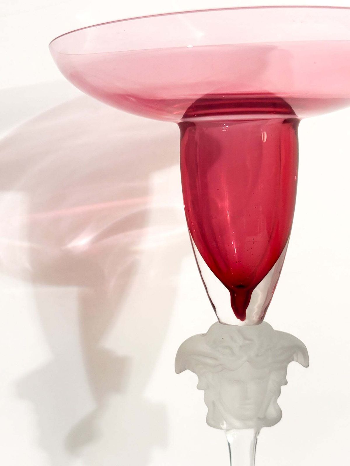 'Medusa Lumière' Crystal Candle Holder By Versace For Rosenthal, 1990s photo vinterior
