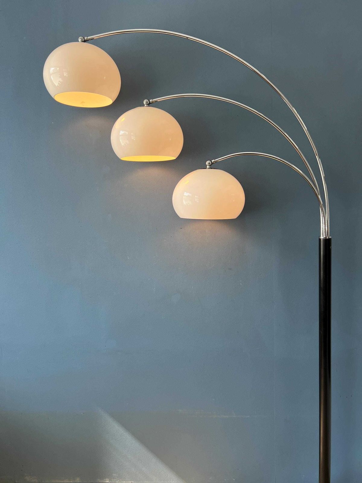 Vintage Dijkstra Space Age Mushroom Triple Arc Vloerlamp