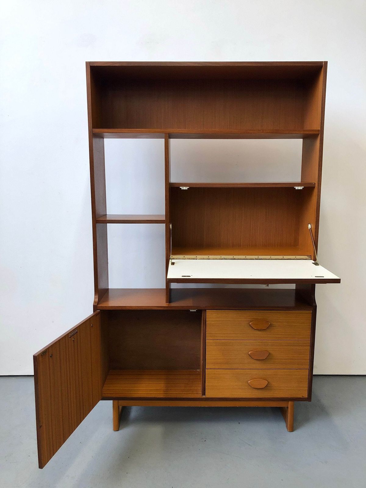 Vintage 1970s Stonehill Teak. Bookcase / Room Divider.Danish Retro G Plan Mid Century photo vinterior