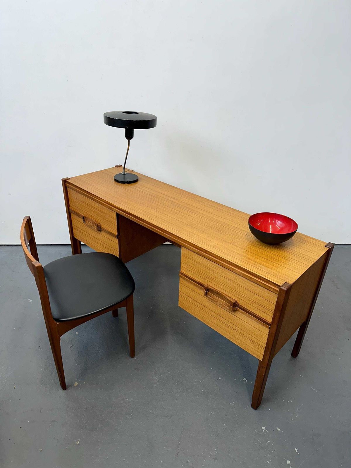 Vintage 1960s Nathan Teak Desk. Danish Retro G Plan Fresco Mid Century photo for sale