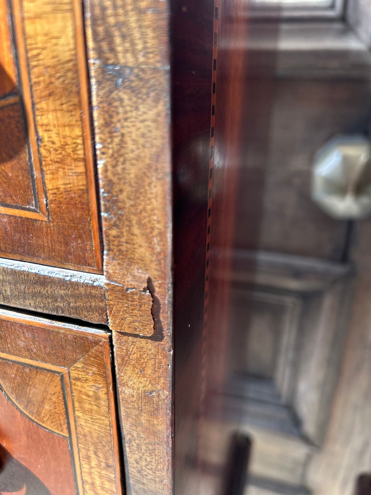 photo for sale 19th Century Chests On Stands ‘Lady Yarborough’s Sheraton Cabinets’