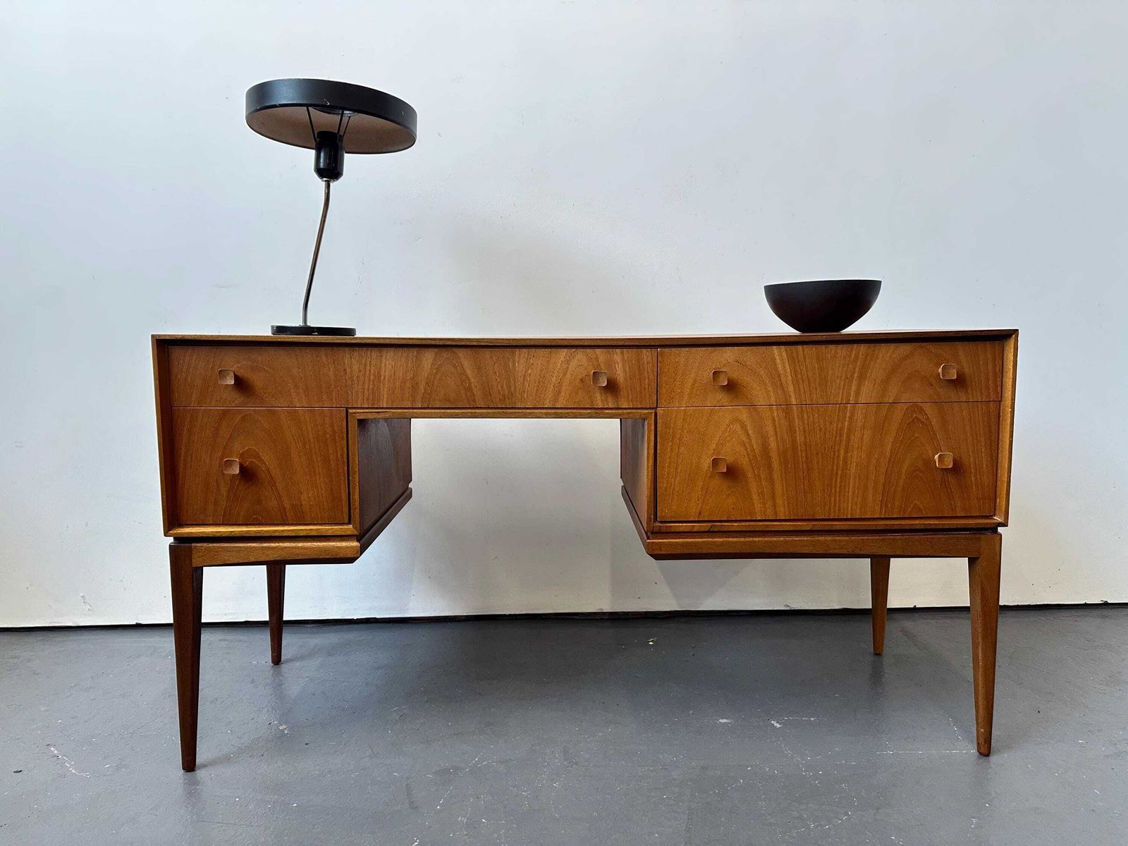 Vintage 1960s McIntosh Teak Desk. Danish Retro Mid Century photo buy