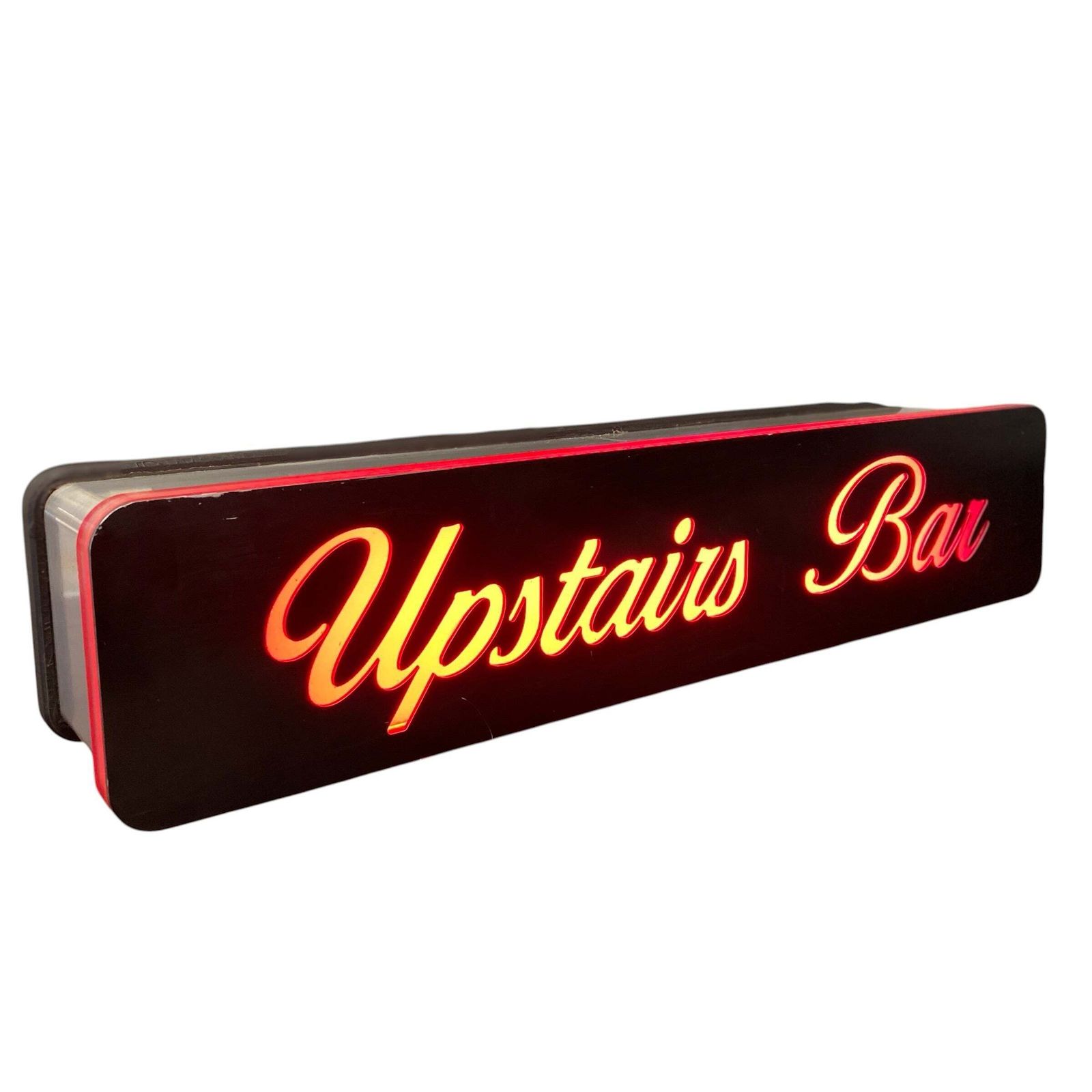 Illuminated Upstairs Bar Sign Led photo 375.0