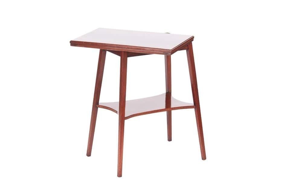Small Antique Edwardian Inlaid Mahogany Card Or Lamp Table photo for sale