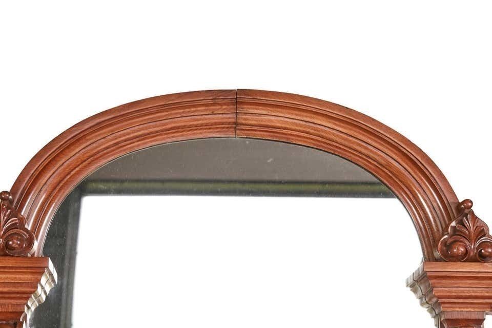 Magnificent Large 19th Century Victorian Antique Carved Oak Mirror Back Sideboar photo 8990.0