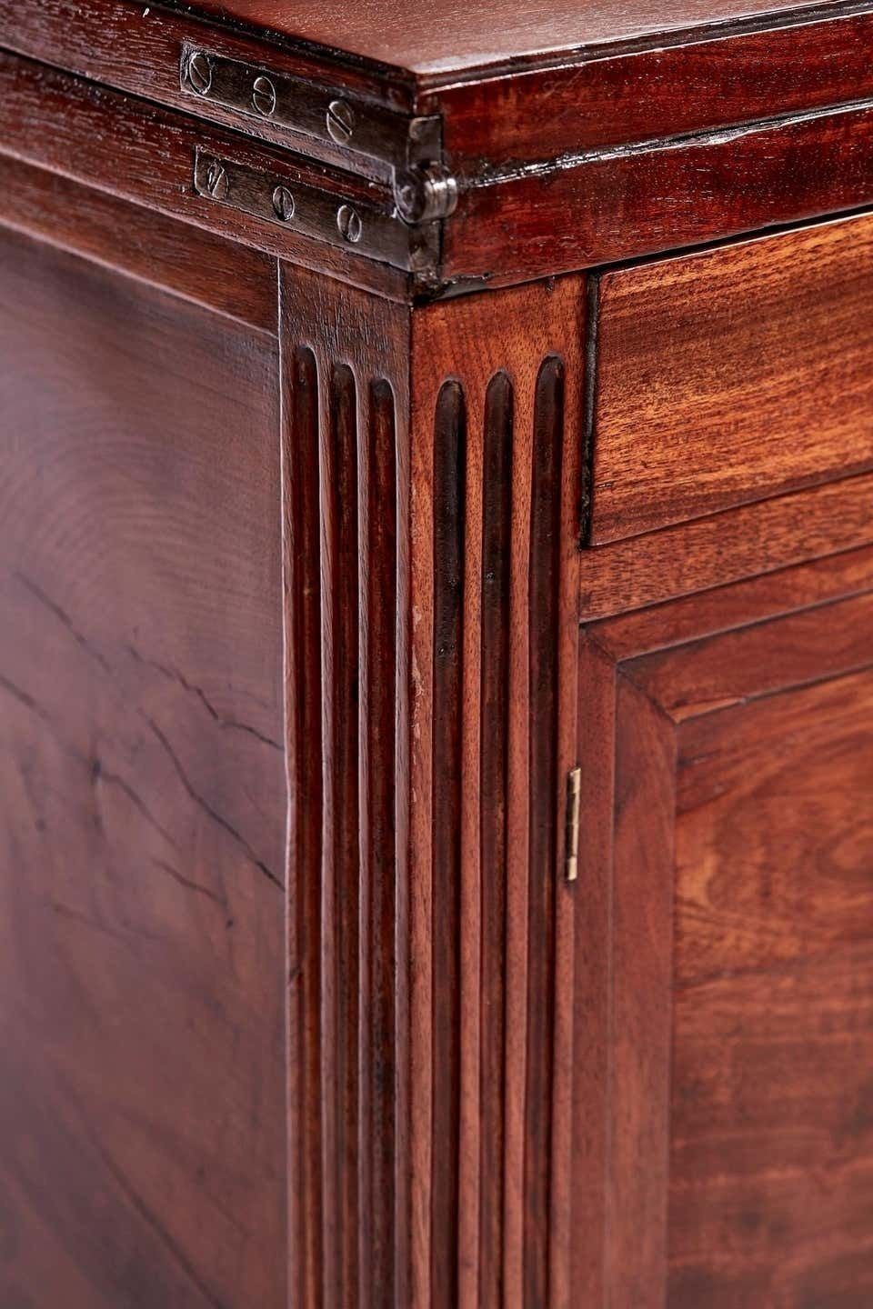 Quality Antique French Mahogany Fold Down Desk photo 2195.0
