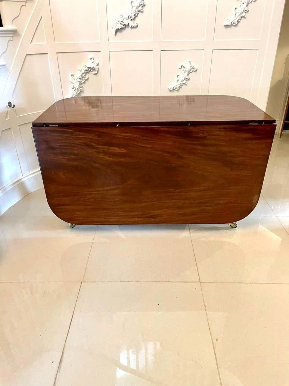 photo for sale Rare And Unusual Antique Regency Quality Mahogany Shaped Metamorphic Table