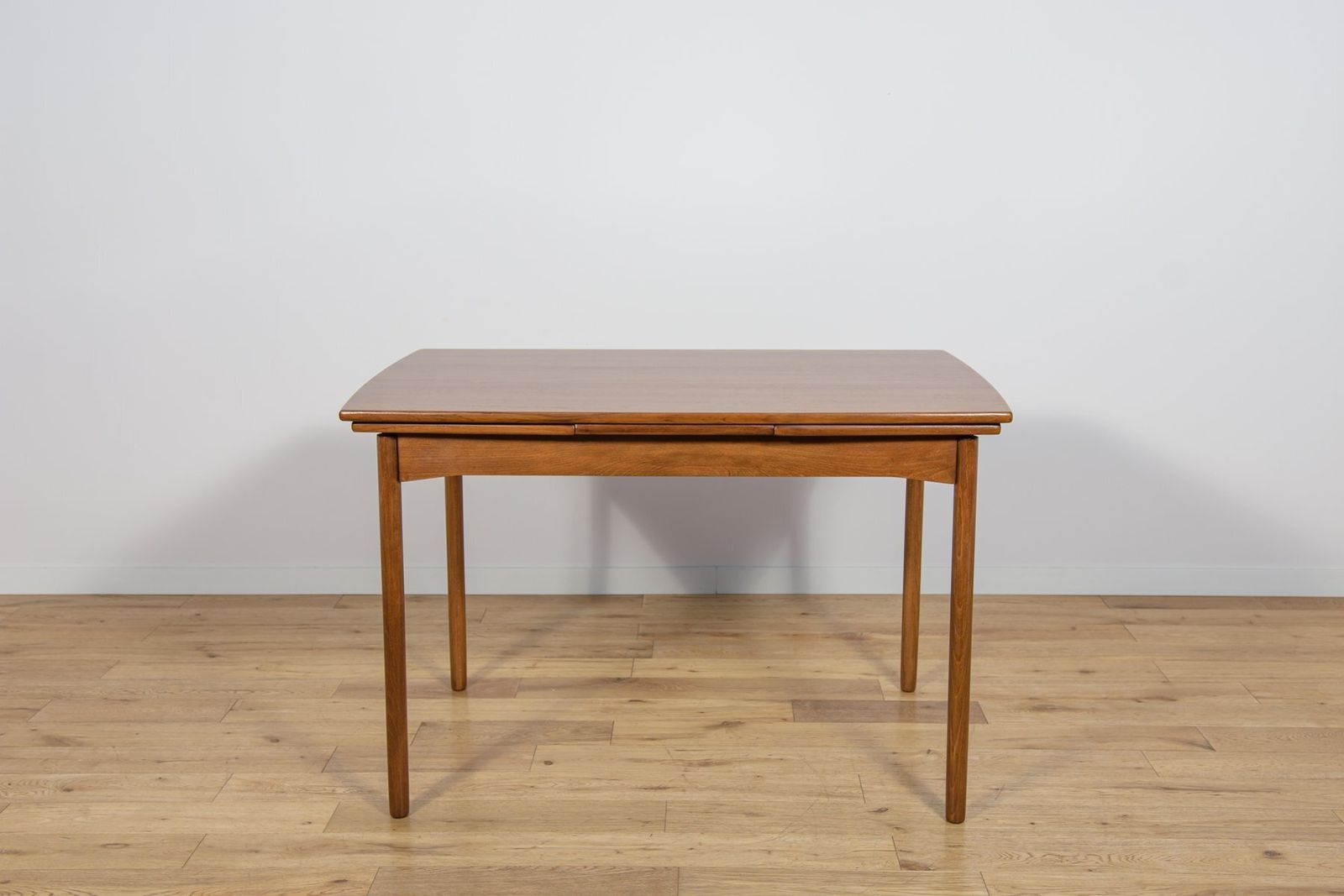 Mid Century Teak Extendable Dining Table, Denmark, 1960s photo for sale