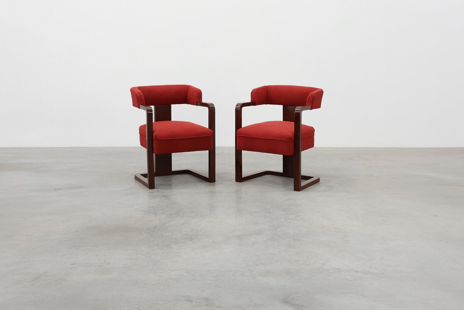 Art Deco Chairs And Ottoman, Belgium, 1920, Set Of 3 photo for sale