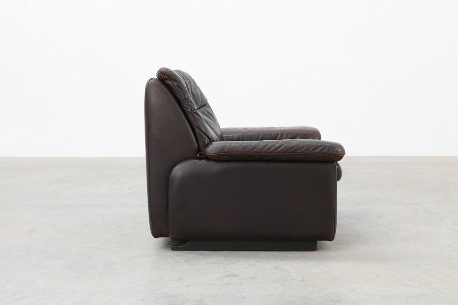 Mid Century Modern Ds‑66 Relax Chair In Brown Leather From De Sede, Switzerland, 1960s photo for sale