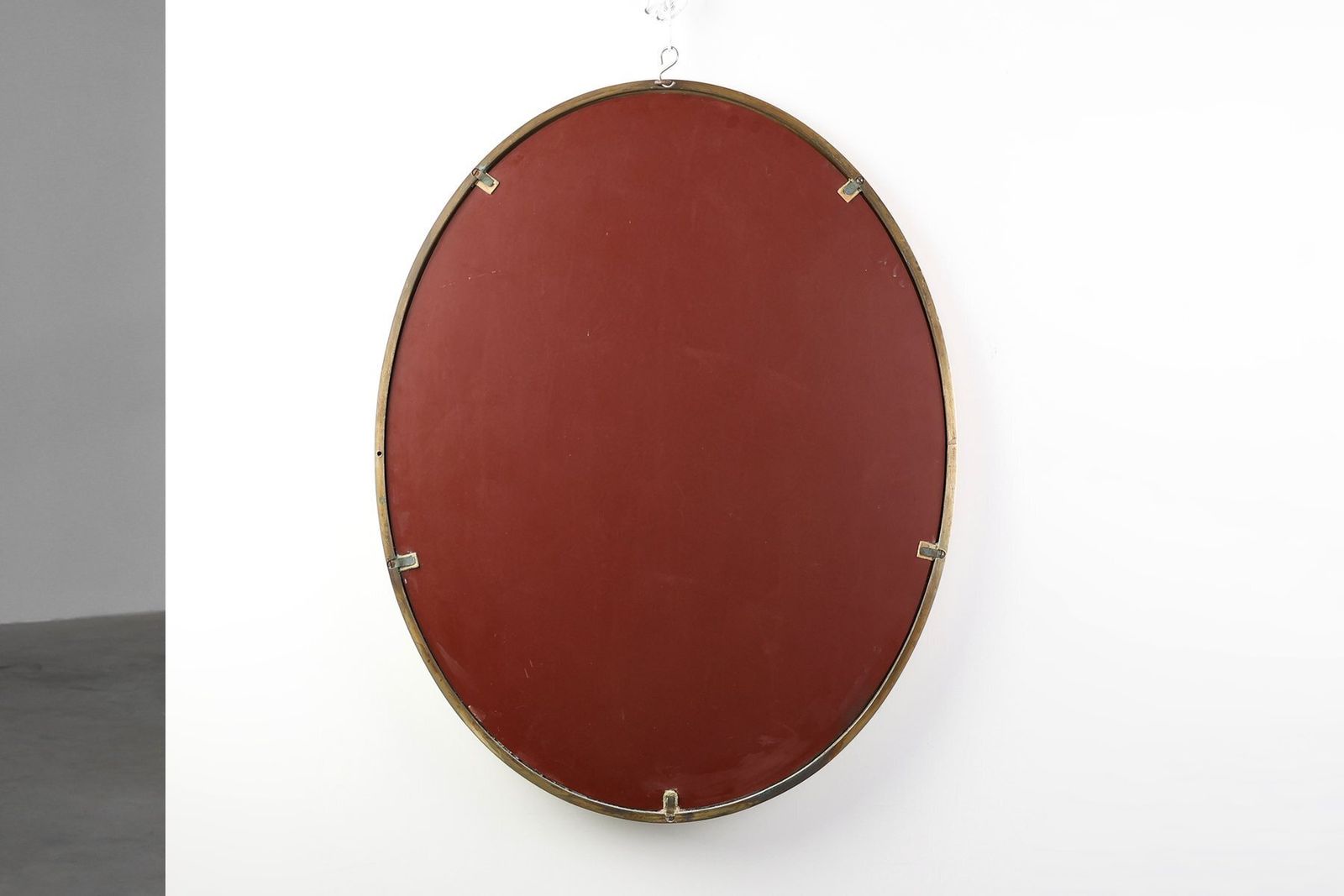 Art Deco Copper‑Plated Metal Mirror, Belgium, 1925 photo buy