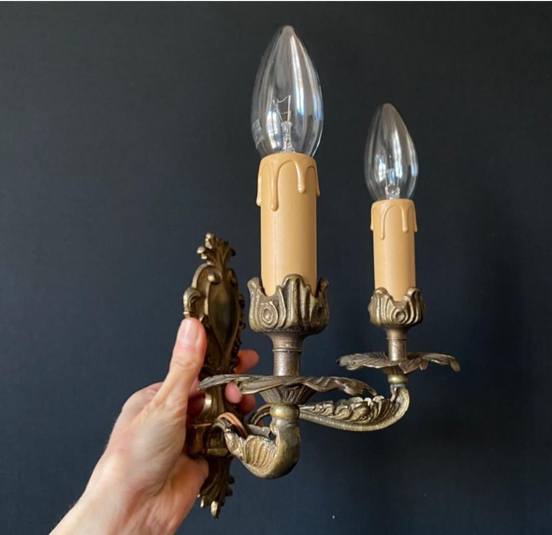photo furniture Duty Free Oven USA. Pair Of Antique Wall Lights