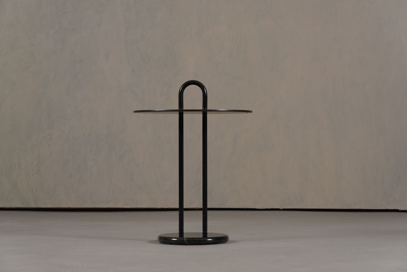 Vintage Marble Base Coffe Table By Vico Magistretti For Cattelan Italy 1980s photo furniture