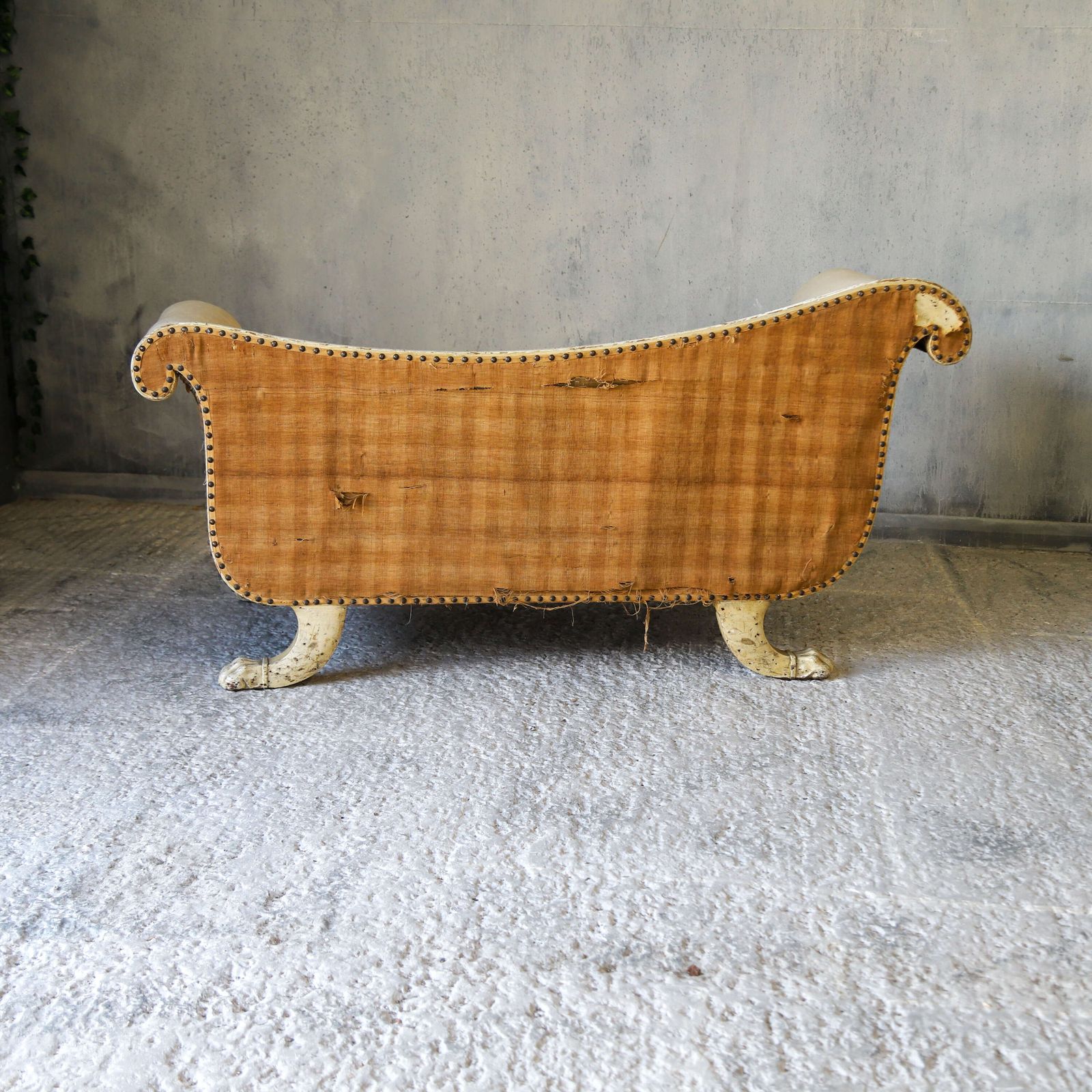 photo buy Original Condition 19th Century French Sofa Or Chaise   Lion Paw Feet, Restoration Piece
