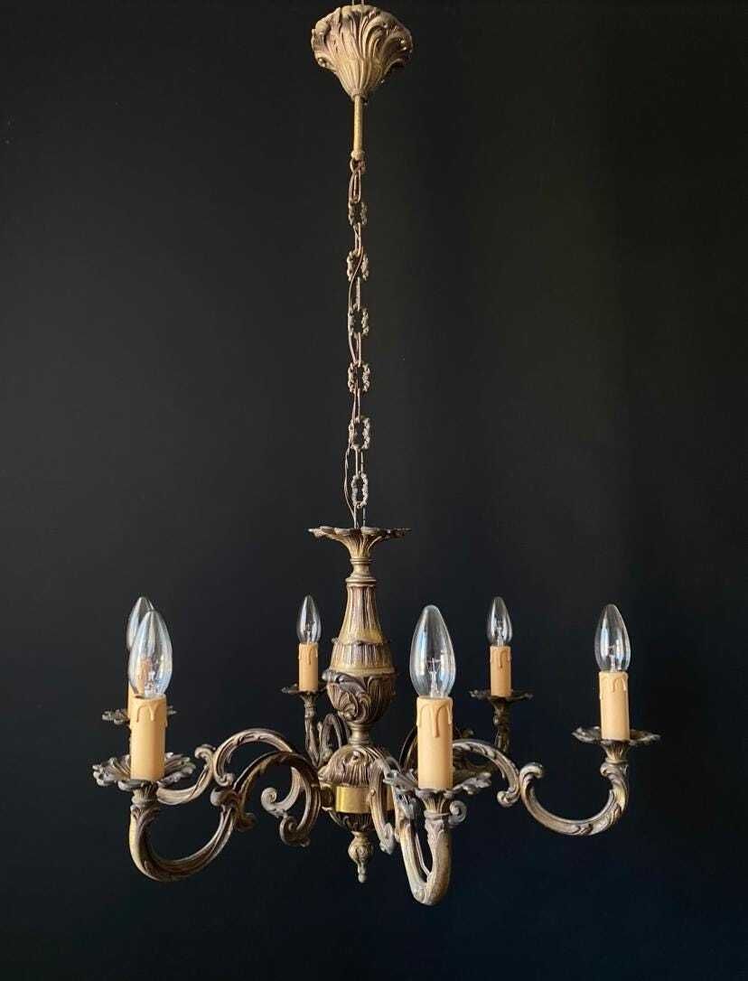 Duty Free USA. Antique Brass Chandelier photo furniture