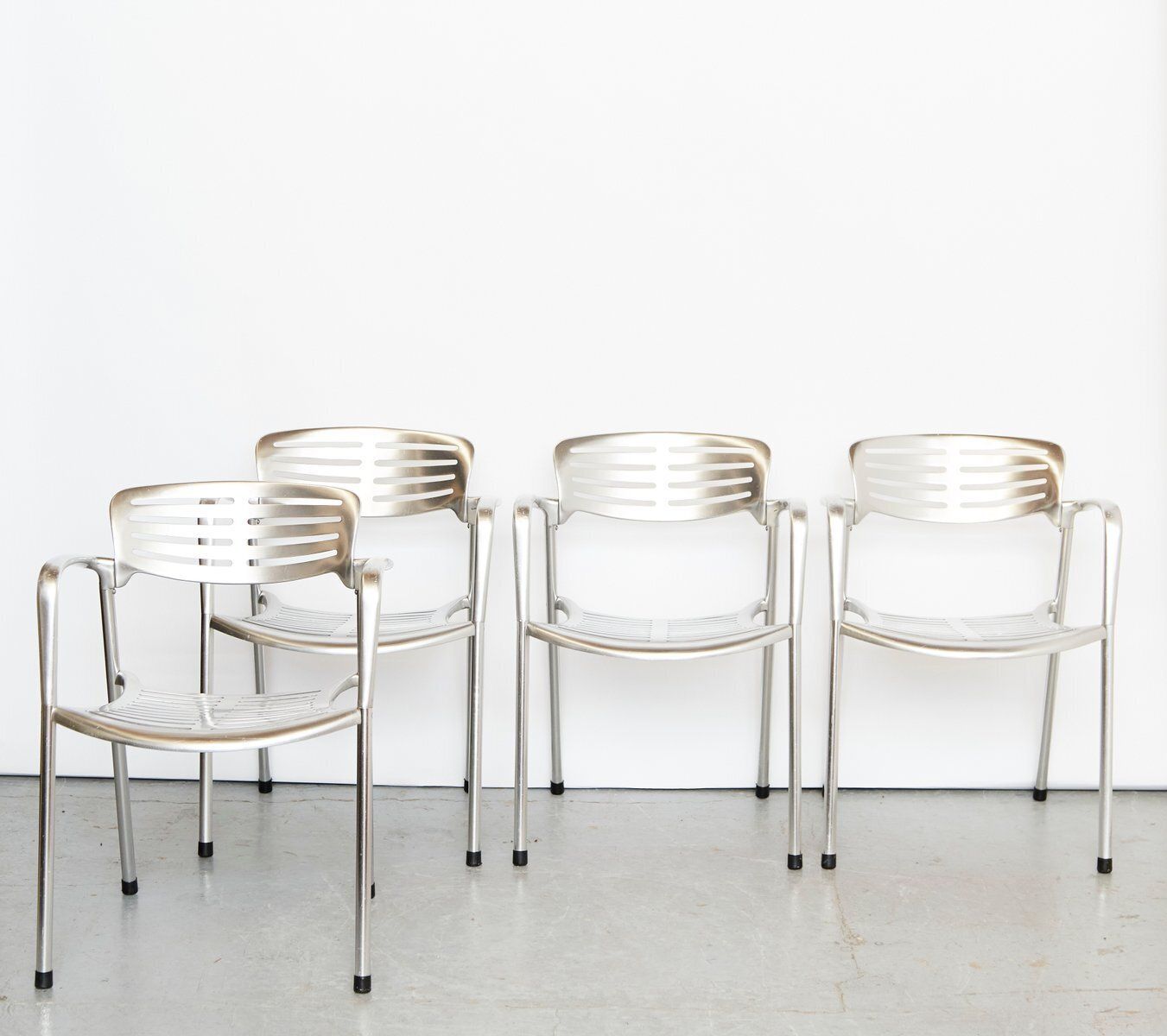 Toledo Chairs By Jorge Pensi For Amat 3, 1980s, Set Of 4