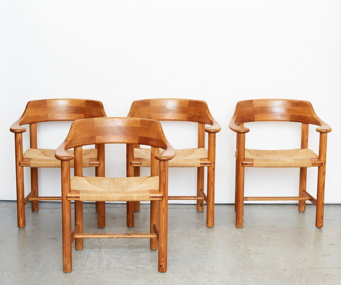 Loveable Chair From Rainer Daumiller & Poultries Pedersen, 1970s, Set Of 4